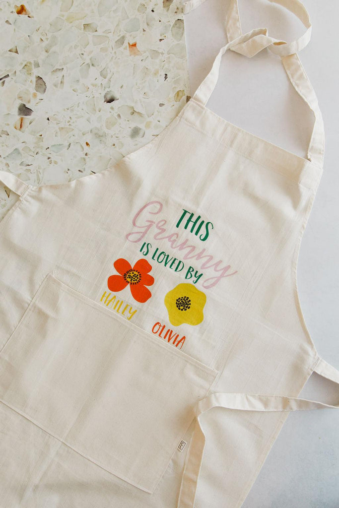 Apron - "This Granny is Loved By..."-apron-Ma Petite