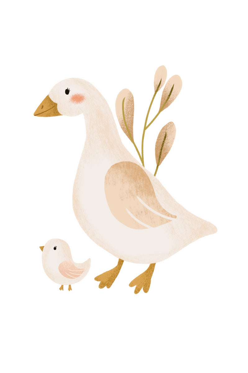 Cute Goose Canvas Print – Ma Petite