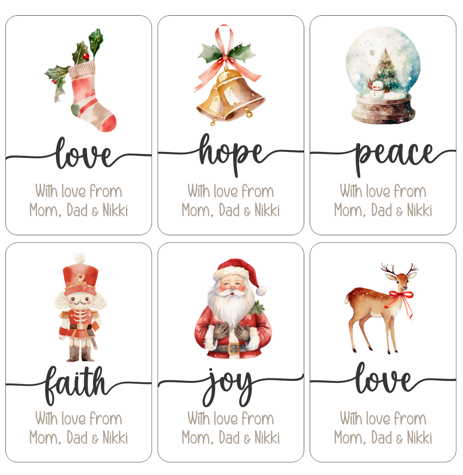 Personalised Christmas Gift Stickers Blessings Ma Petite personalised-christmas-gift-stickers-blessings-ma-petite