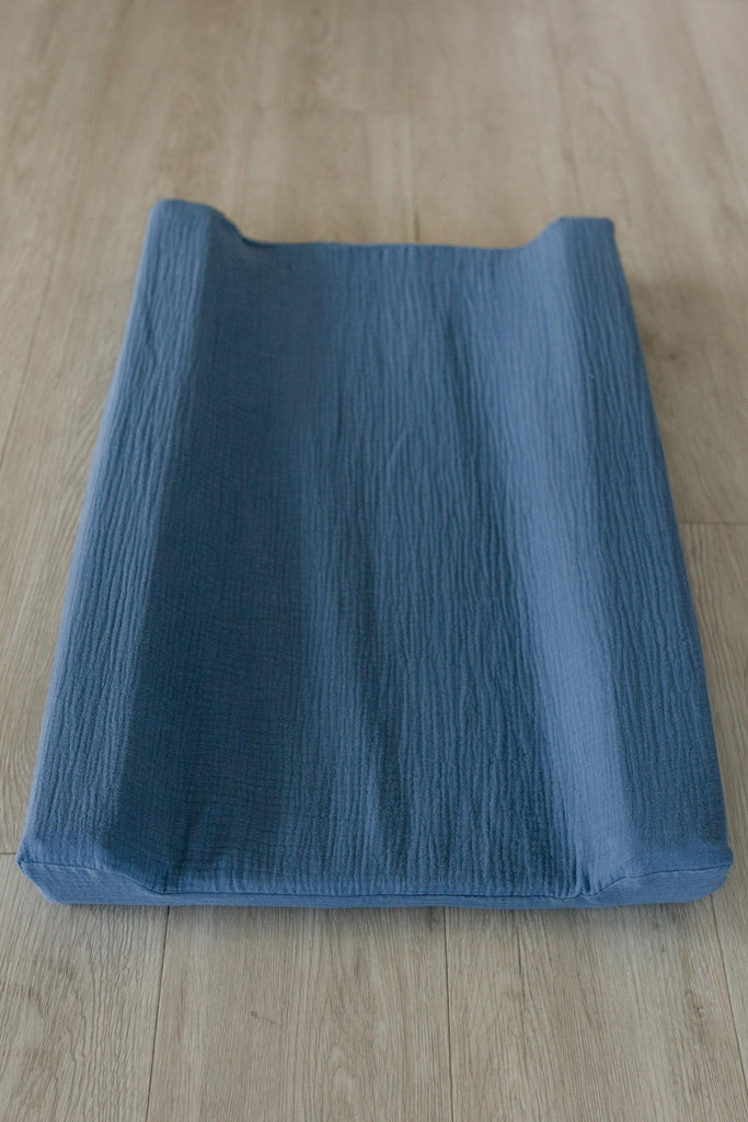 Arctic Blue Changing Mat Cover-Changing Mat Cover-Ma Petite