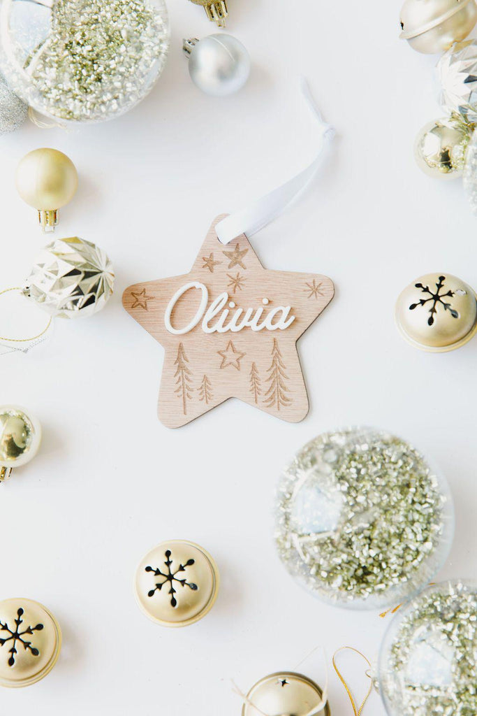 Christmas Ornament - Star-Seasonal & Holiday Decorations-Ma Petite