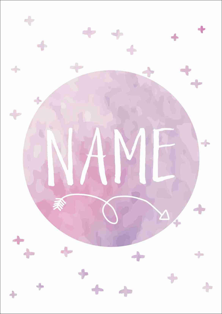 Customised Name Acrylic Wall Print Ma Petite