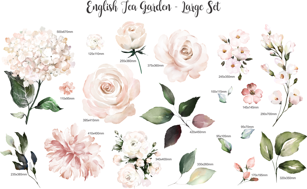 English Tea Garden Wall stickers