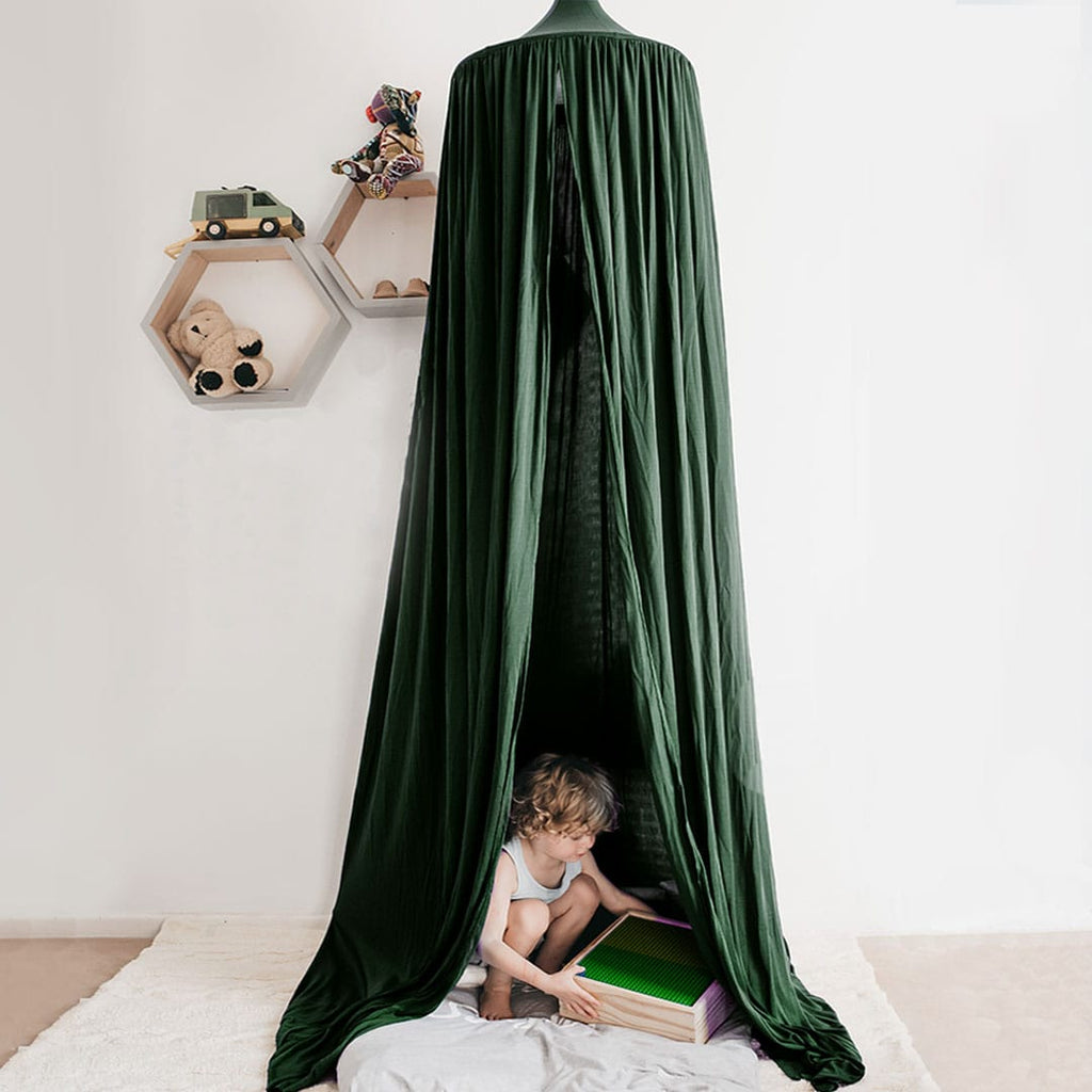 Hanging Tent - Emerald Green Solid-Ma Petite