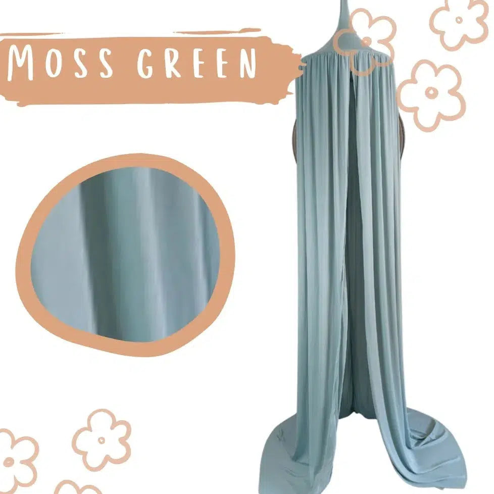 Hanging Tent - Moss Green solid-Ma Petite