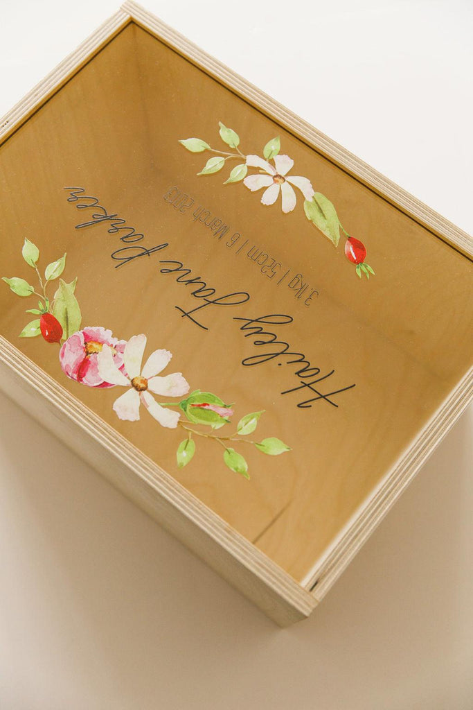 Keepsake Box - Floral design-Keepsake box-Ma Petite