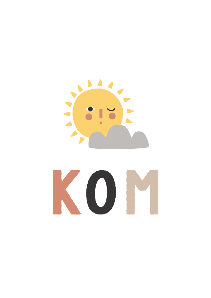 "Kom" - Wall Art Print-Posters, Prints, & Visual Artwork-Ma Petite