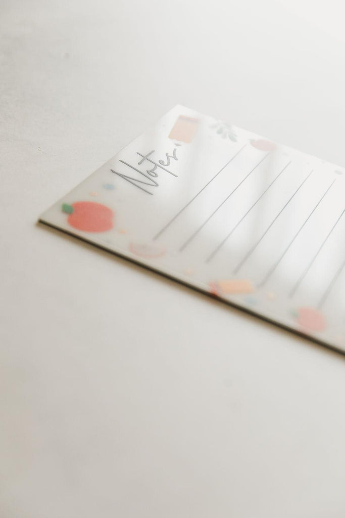 Magnetic Acrylic "Notes" Planner-note list-Ma Petite