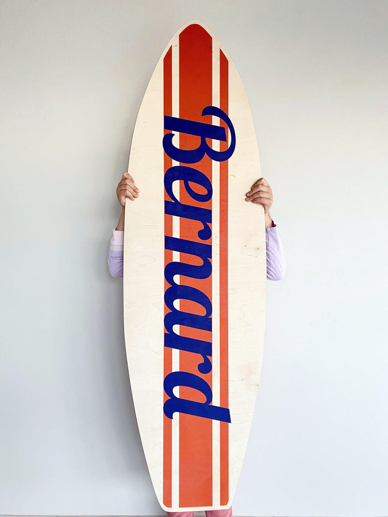 Personalised Wooden Surfboard