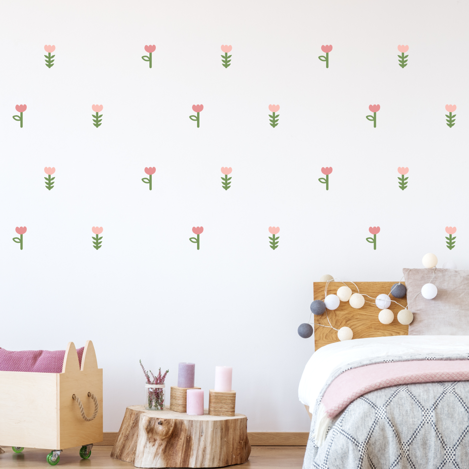 Tiny Tulip wall sticker-Ma Petite