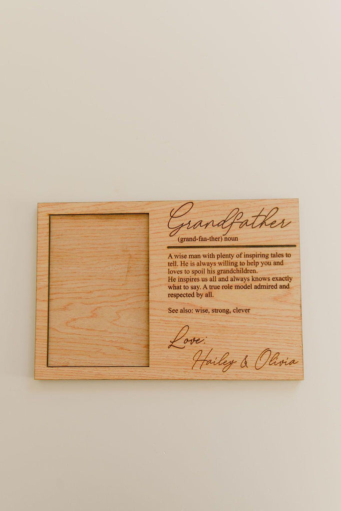 Wooden Frame "Grandfather"