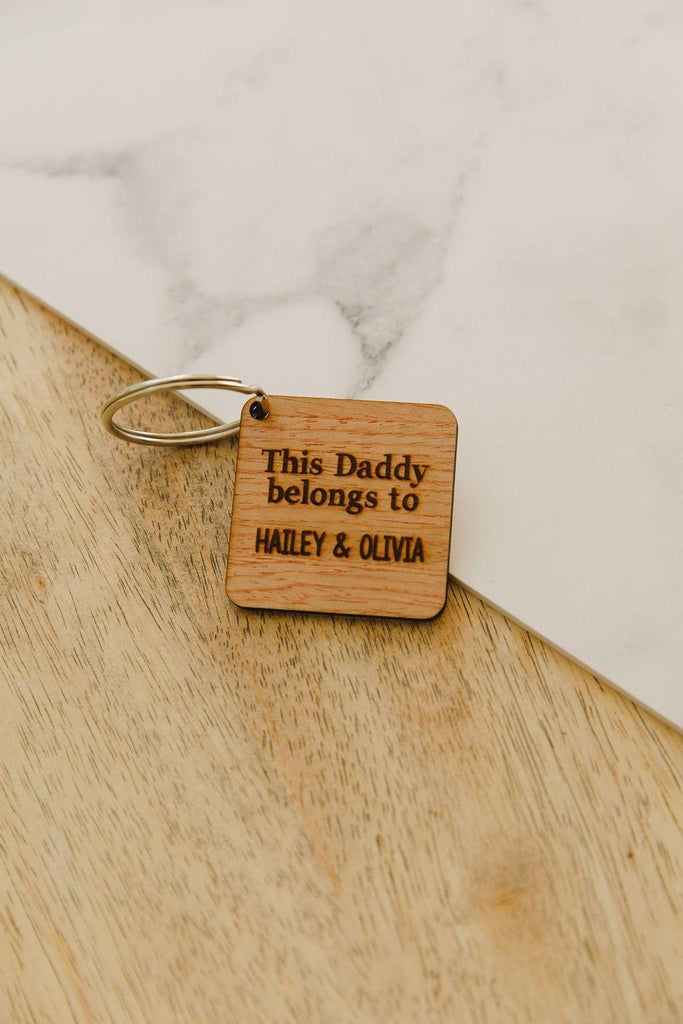 Wooden Key Ring - This Daddy