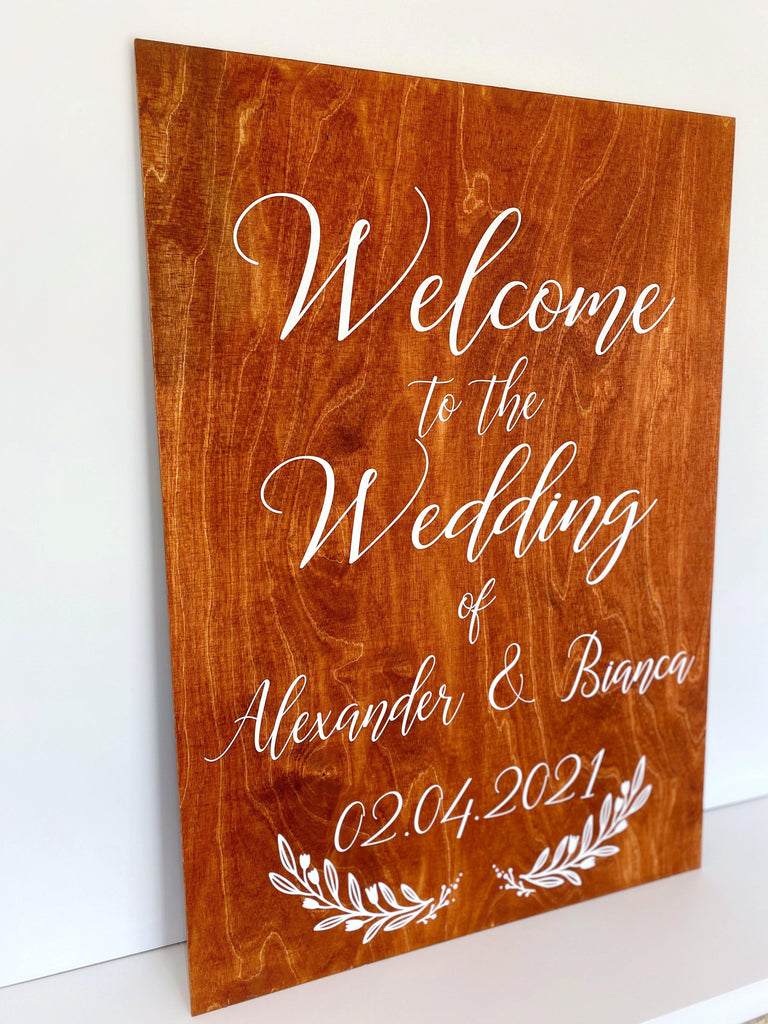 Wooden Welcome Board