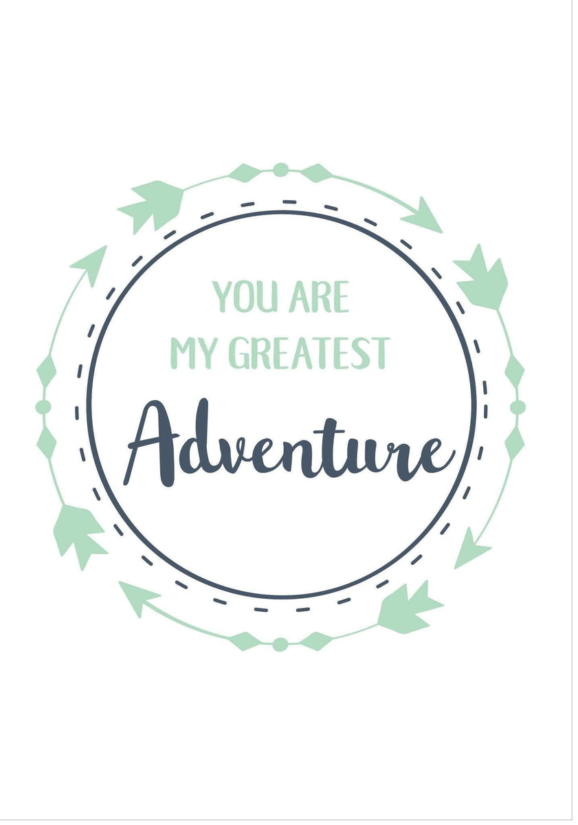You Are My Greatest Adventure Acrylic Wall Print Ma Petite
