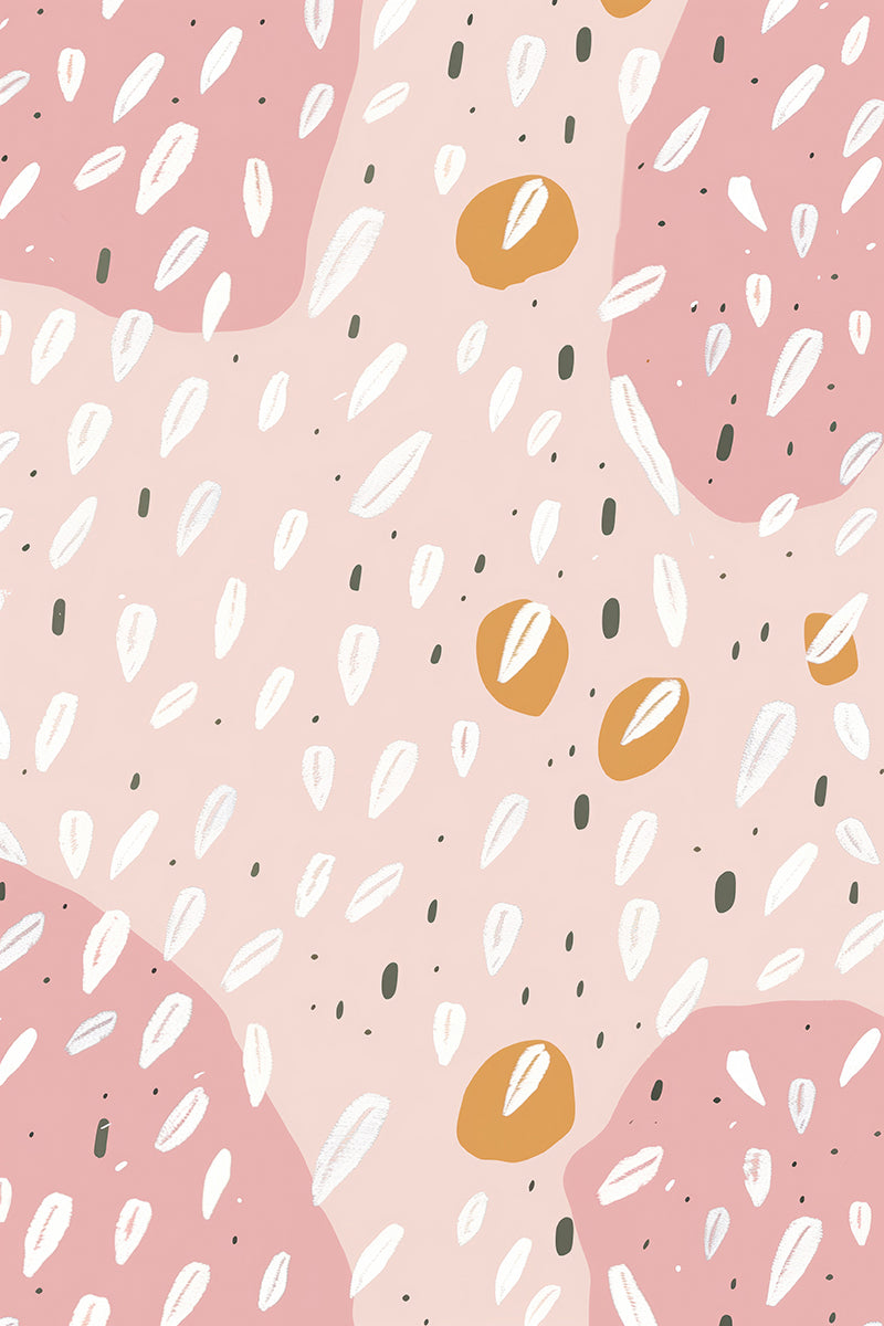 Abstract Design Pattern In Pink Abstract Pink Pattern Canvas Print – Ma Petite