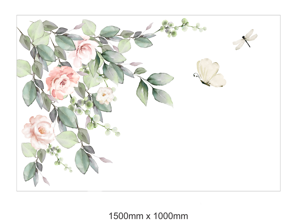 Kiwistar Fiori – Ranken Adesivo in 6 Dimensioni – Wall Sticker Wall Sticker, 50_Dunkelblau, 40 x 14 cm Kiwistar Fiori – Ranken Adesivo in 6 Dimensioni – Wall Sticker Wall Sticker, 50_Dunkelblau, 40 x 14 cm