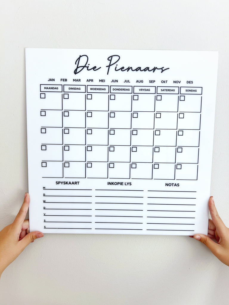 MAGNETIC Acrylic Planner - Modern Classic