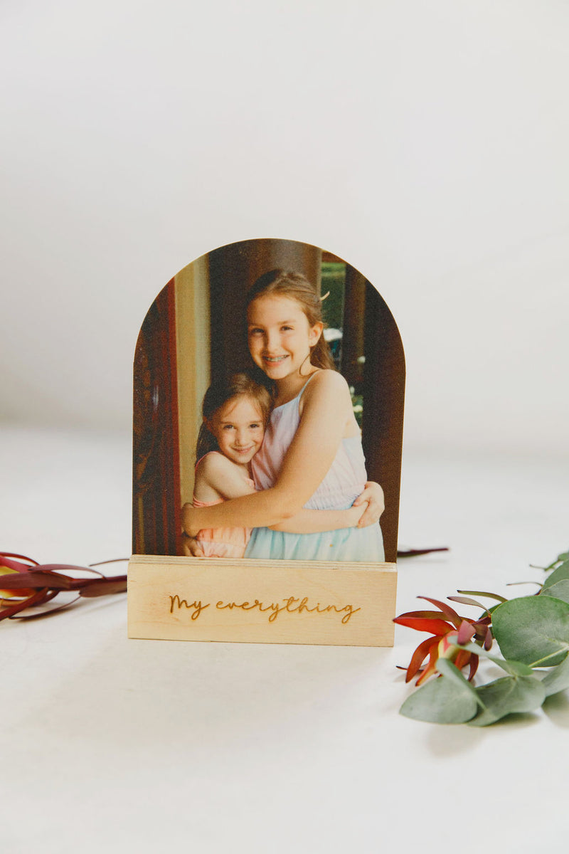 Arch Acrylic Photo Block – Ma Petite
