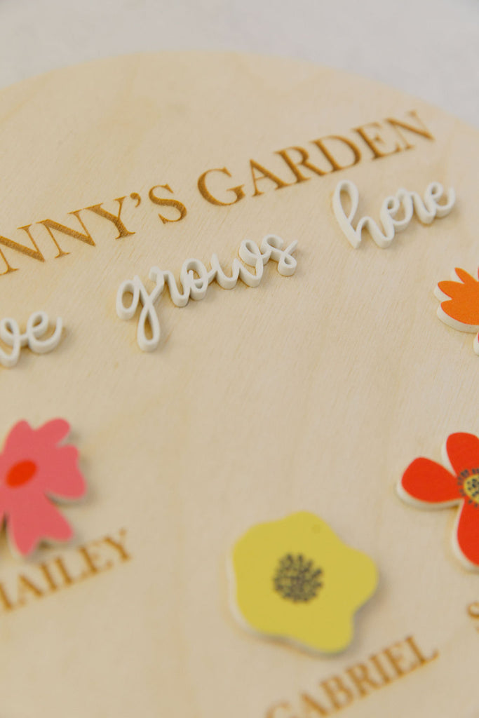 'Granny's Garden' Wooden plaque