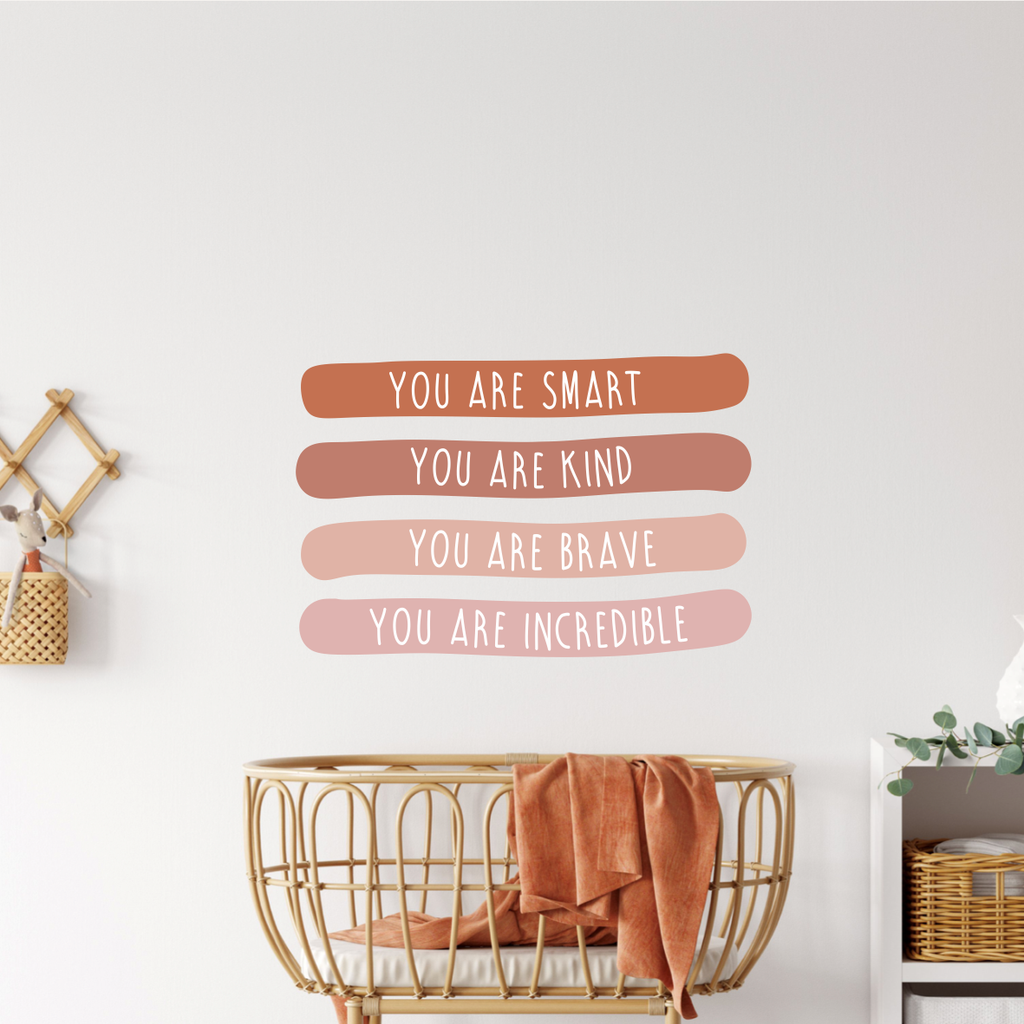 Affirmation wall sticker - Earth Tones-Home Decor Decals-Ma Petite