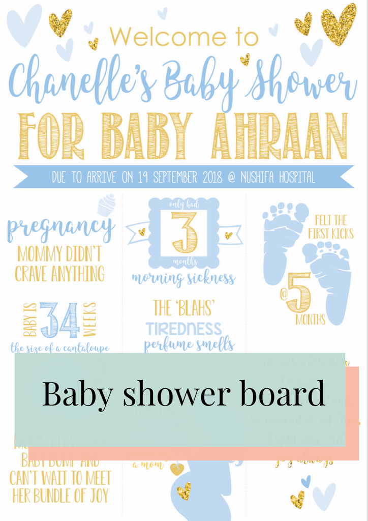 Baby Shower Board
