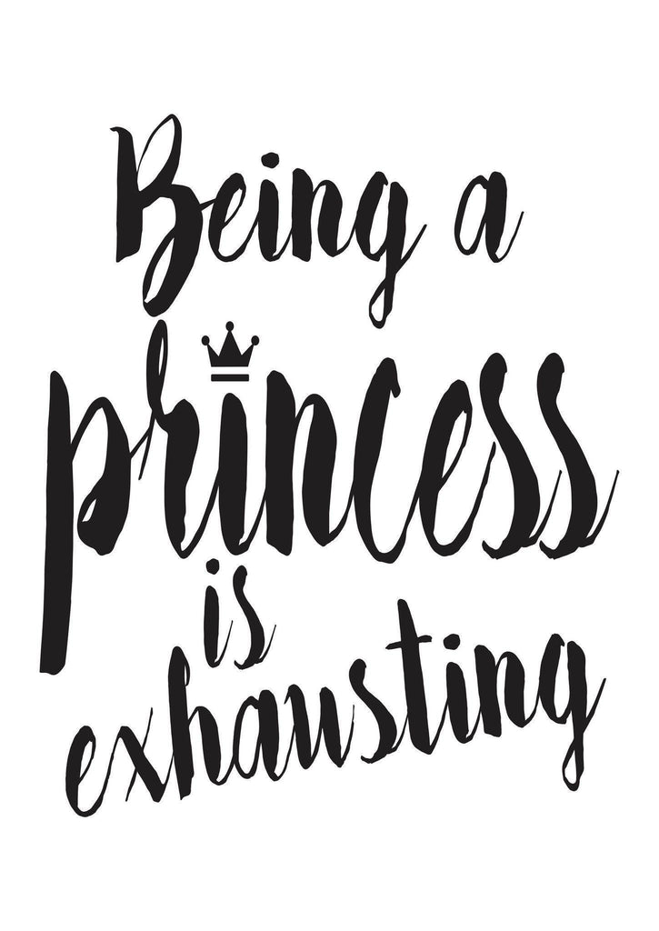 Being A Princess - Acrylic Wall Print