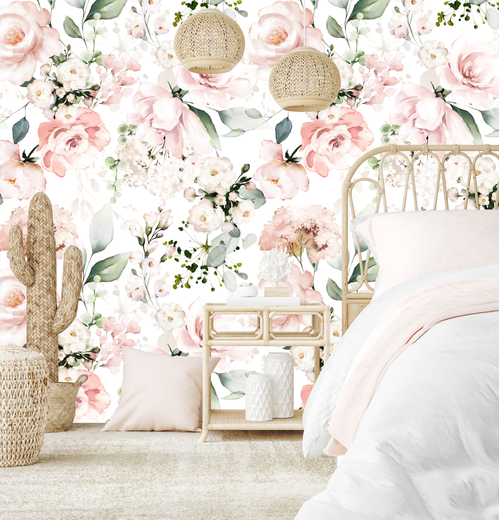 Blooming Garden Wallpaper-Wallpaper-Ma Petite