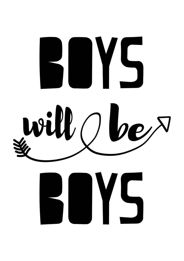 Boys Will Be Boys - Acrylic Wall Print