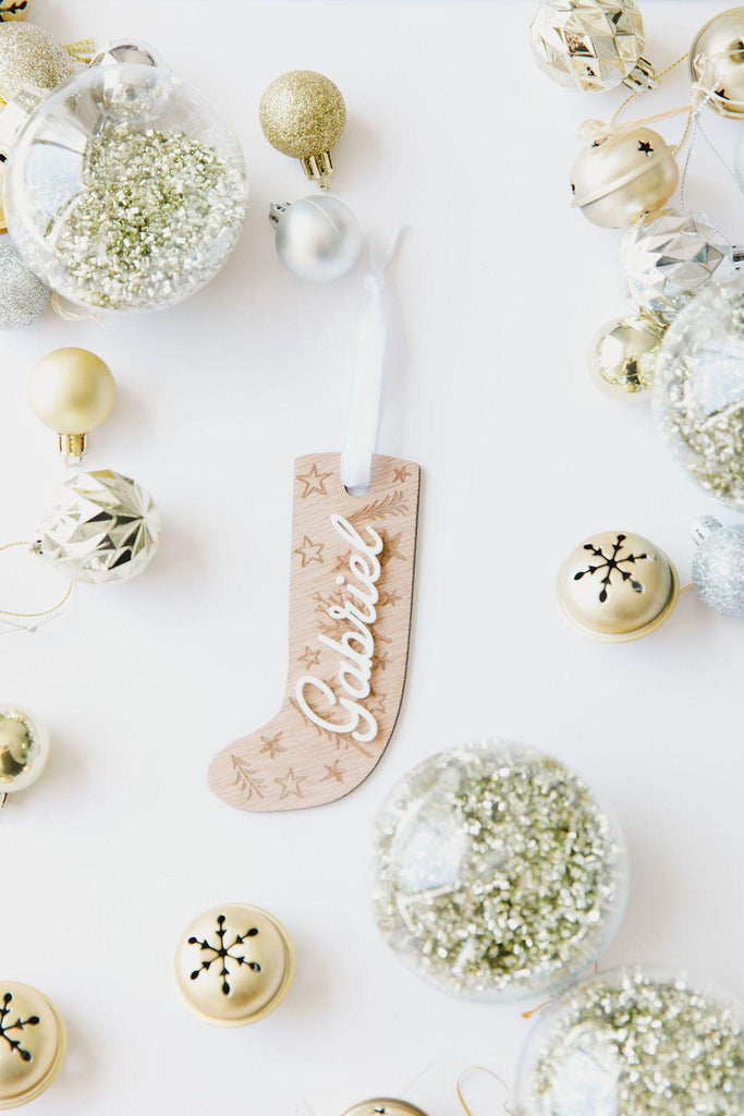 Christmas Ornament - Stocking-Seasonal & Holiday Decorations-Ma Petite