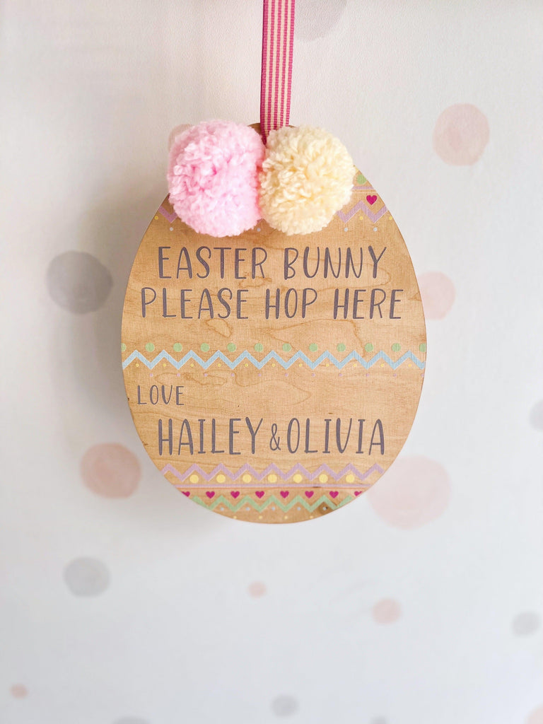 Easter Bunny Sign-Ma Petite