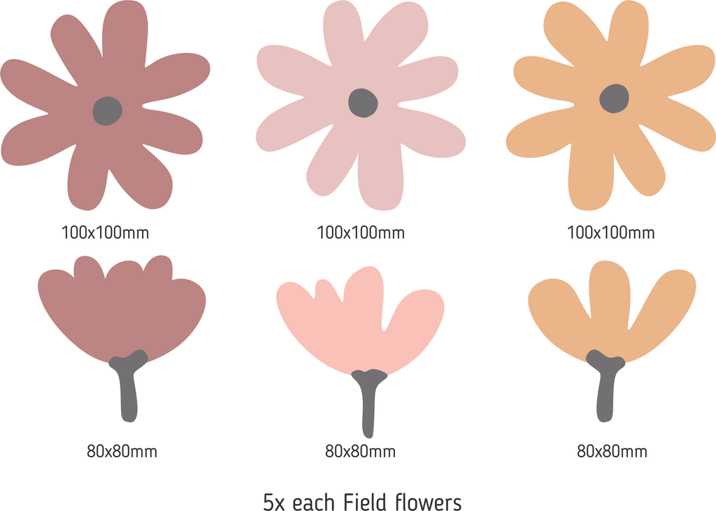 Field Flowers wall sticker-Ma Petite