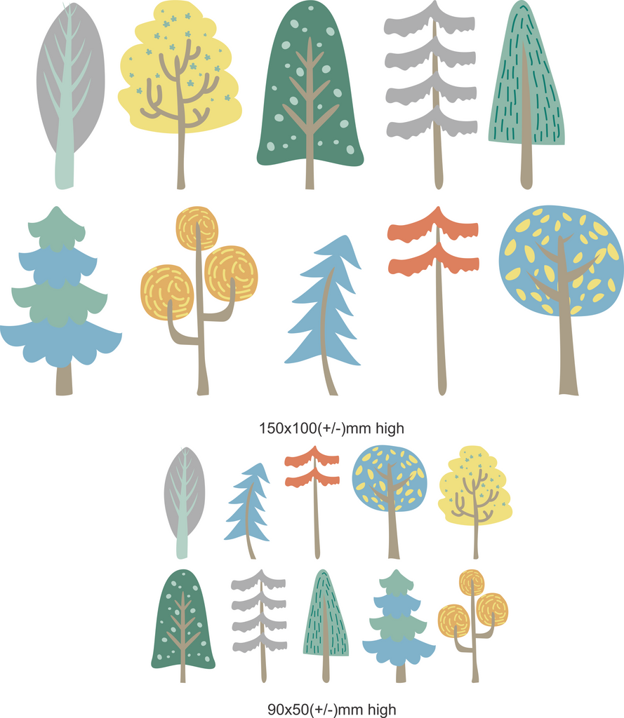Forest Tree Wall Stickers