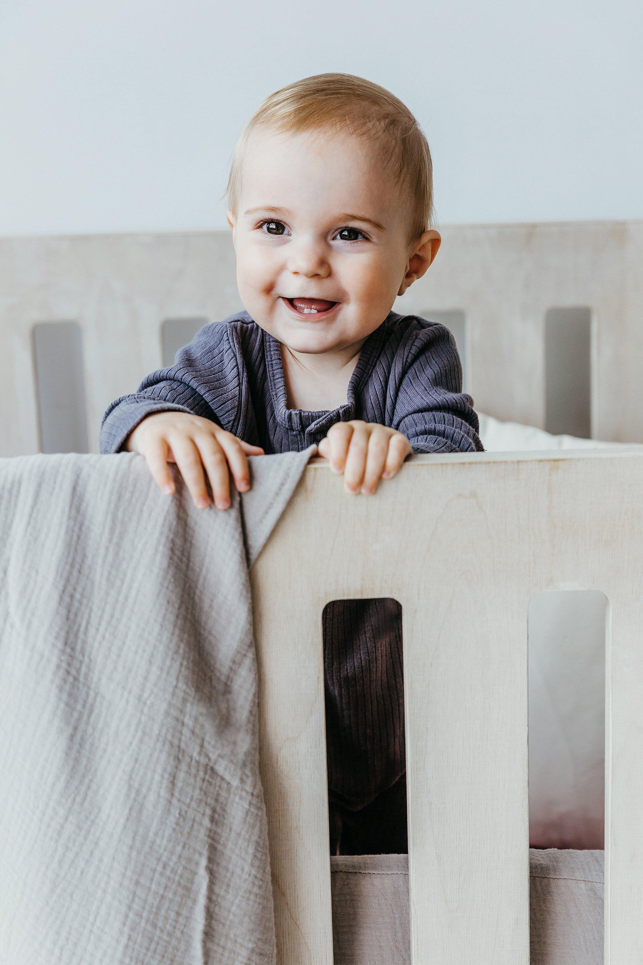 Grey Muslin Swaddle Blanket – Ma Petite