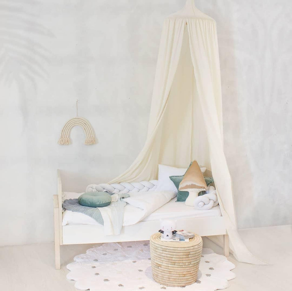 Hanging Tent - Ivory Linen Solid-Ma Petite