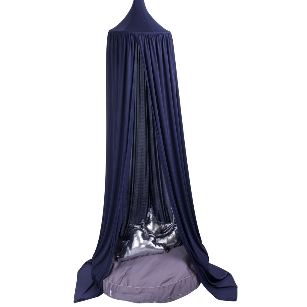 Hanging Tent - Navy Blue Solid-Ma Petite