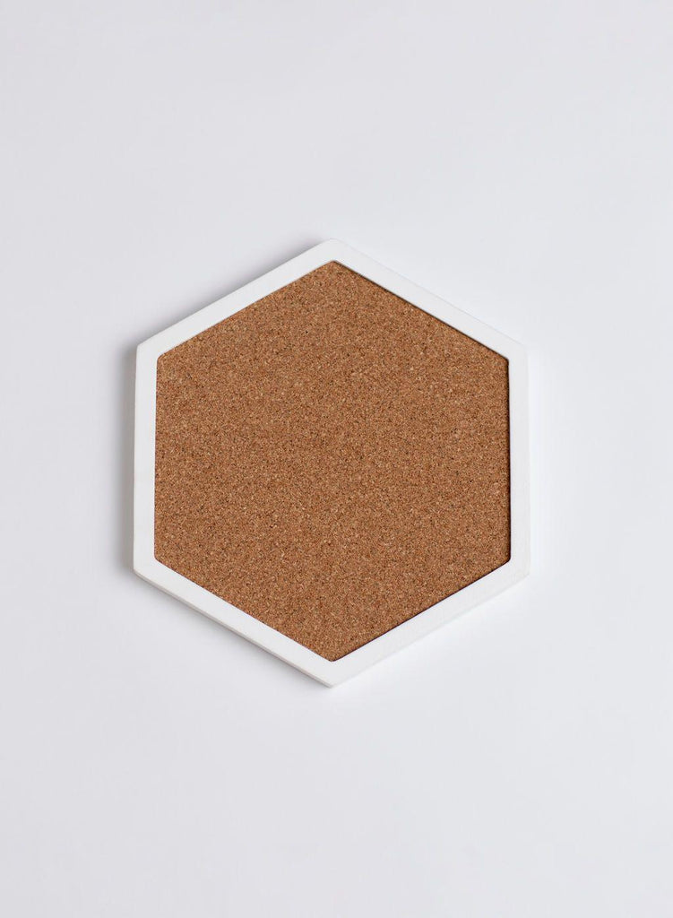 Hexagon Cork Pink Board - Plain-Office Supplies-Ma Petite