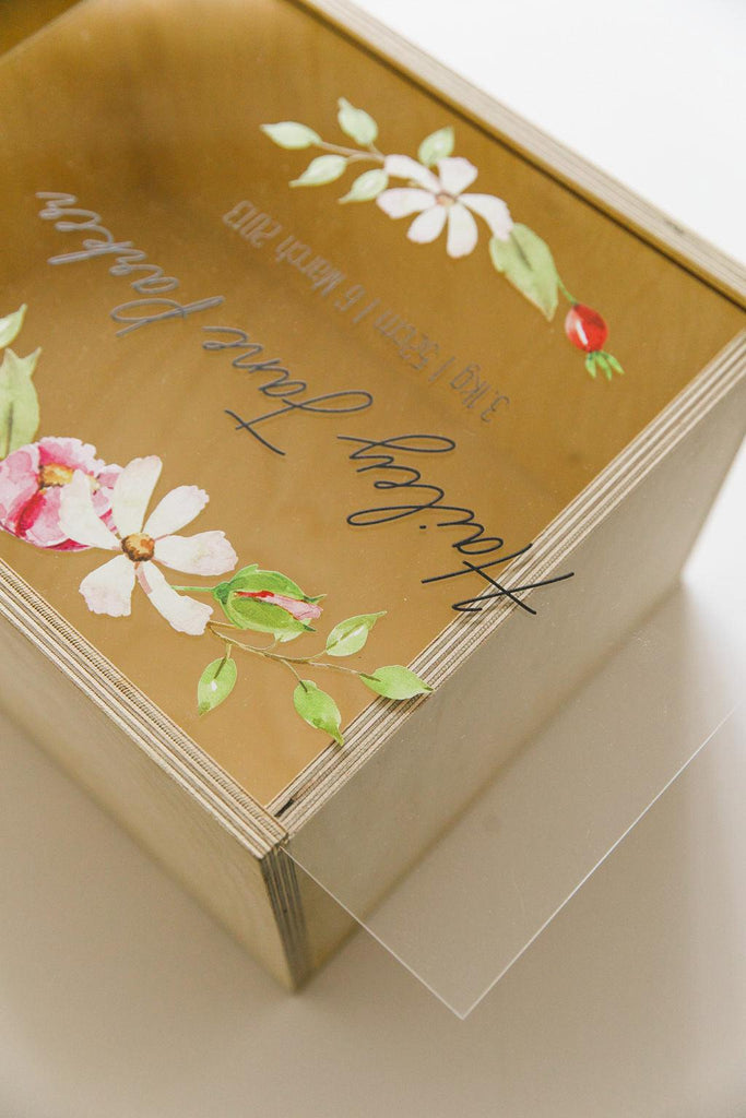 Keepsake Box - Floral design-Keepsake box-Ma Petite