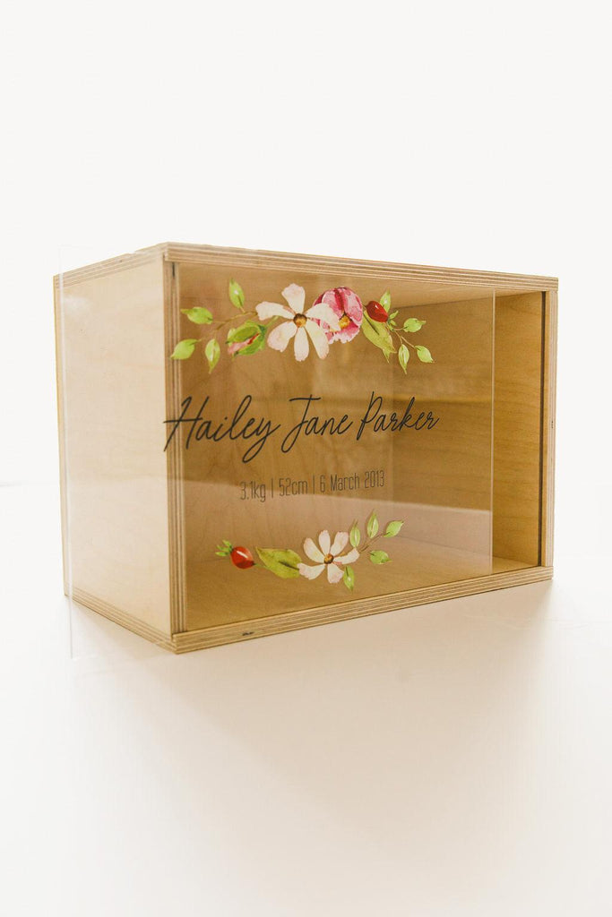 Keepsake Box - Floral design-Keepsake box-Ma Petite