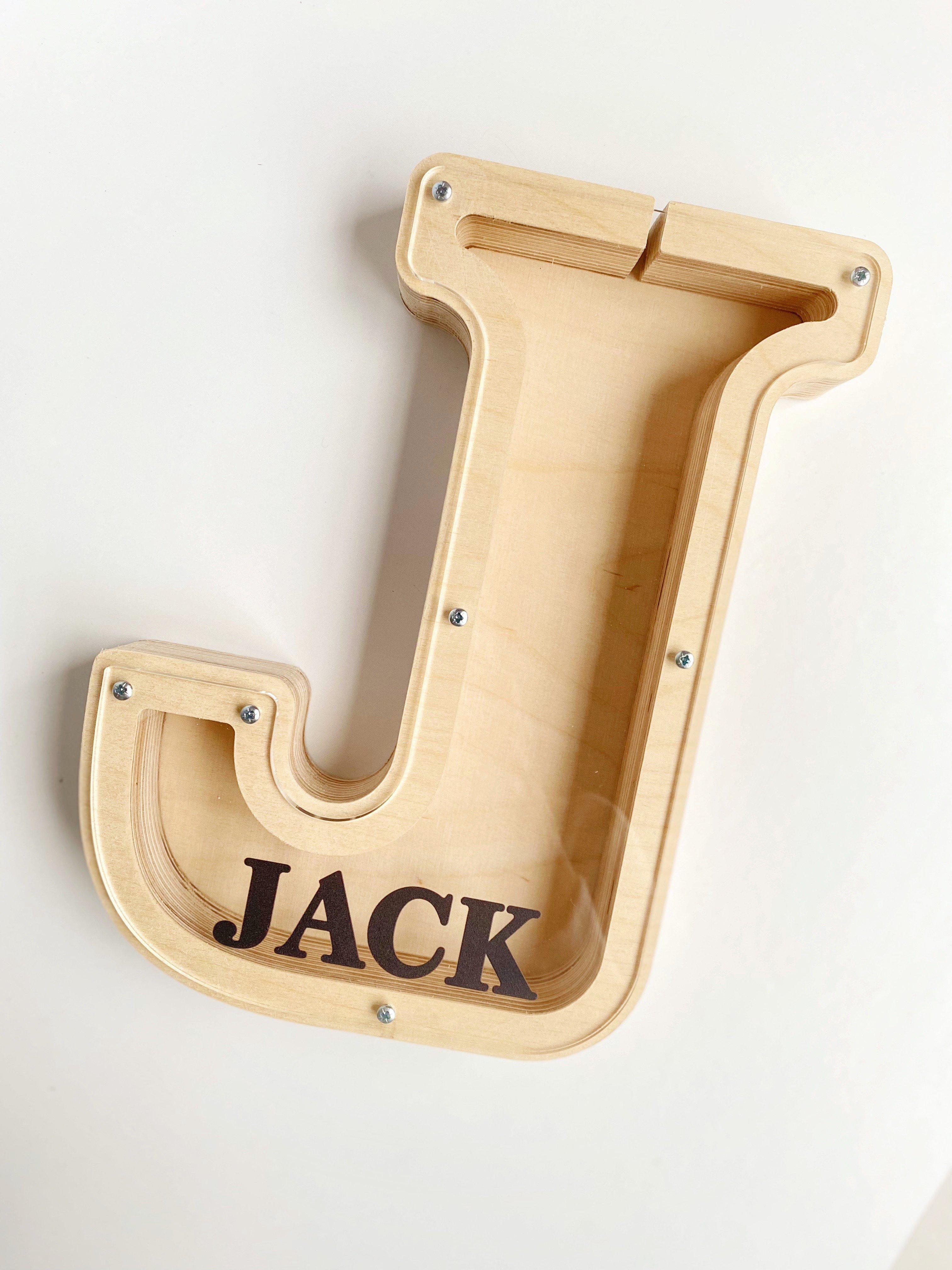 Large Initial Money box – Ma Petite