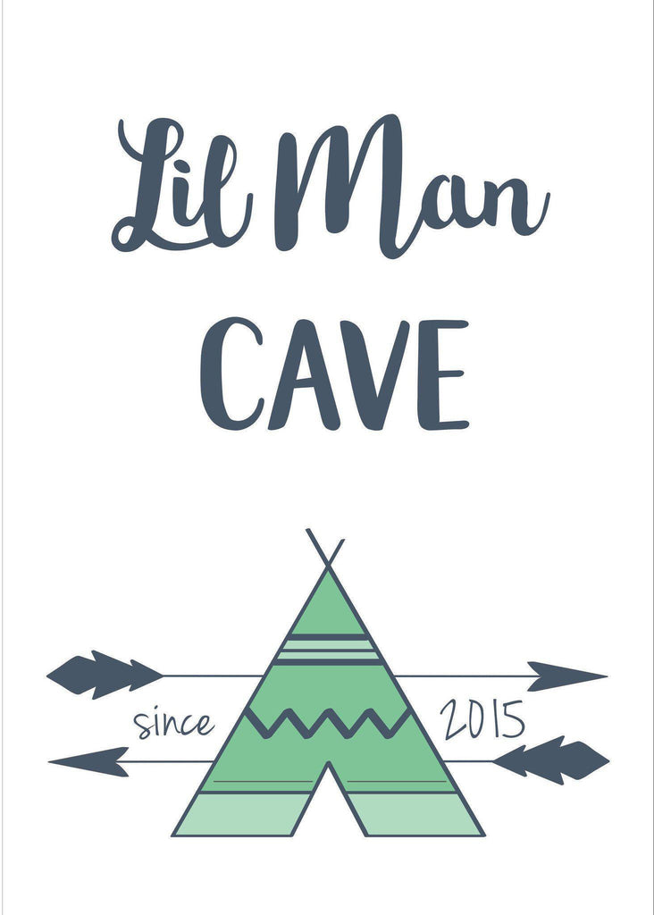 Lil Man Cave - Acrylic Wall Print