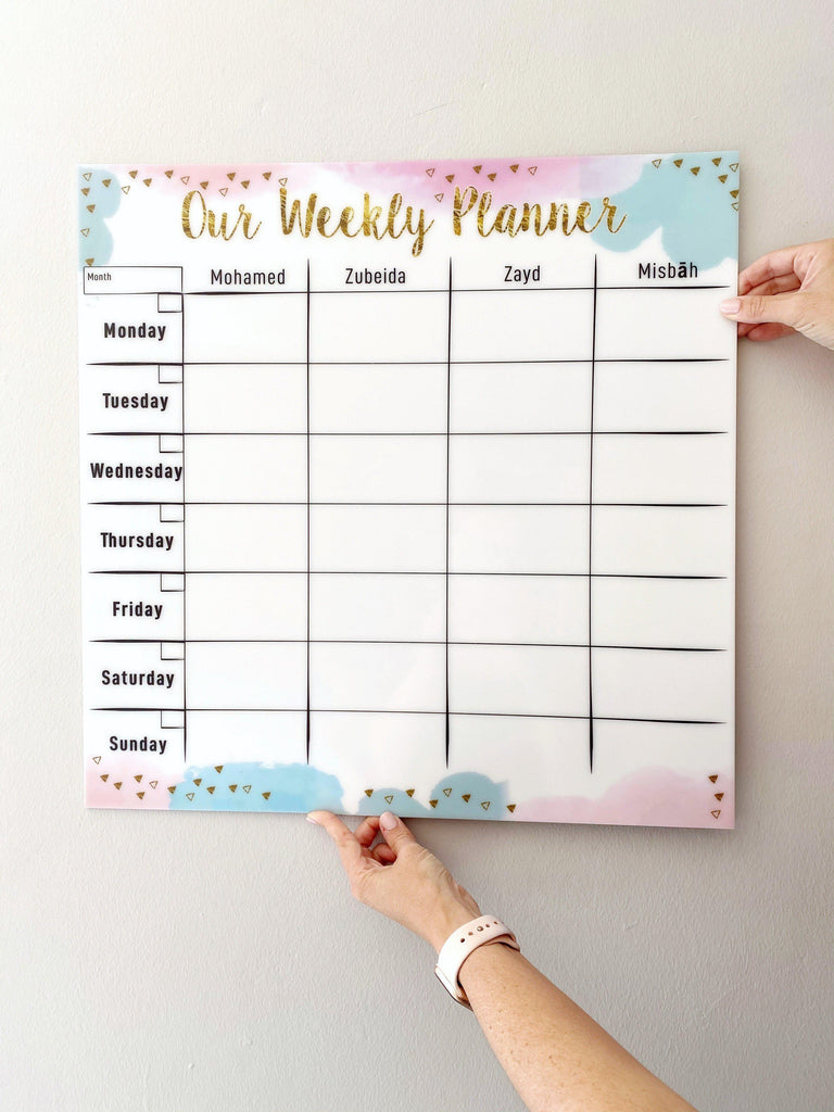 MAGNETIC Acrylic Watercolour Planner