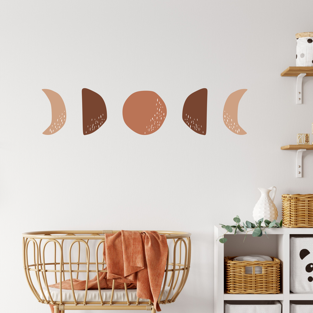 Moon Phase Wall Sticker