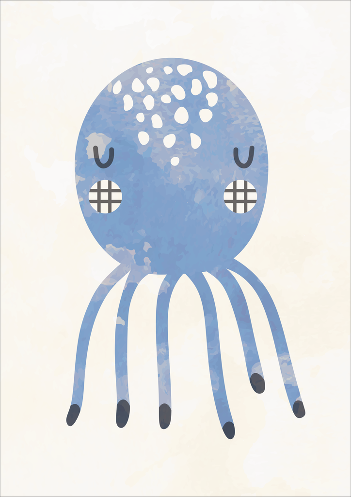 Ocean Octopus Canvas Print