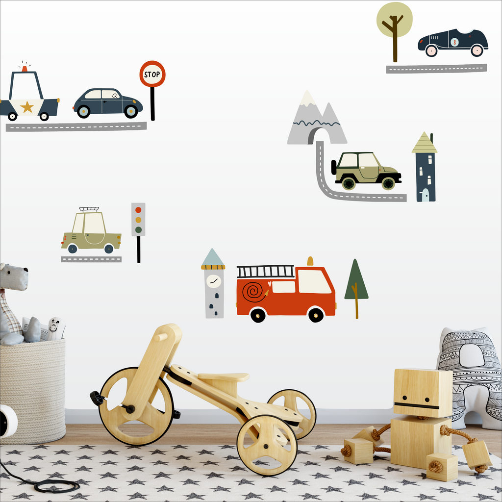On The Go Wall Stickers - (Half Pack)-Ma Petite