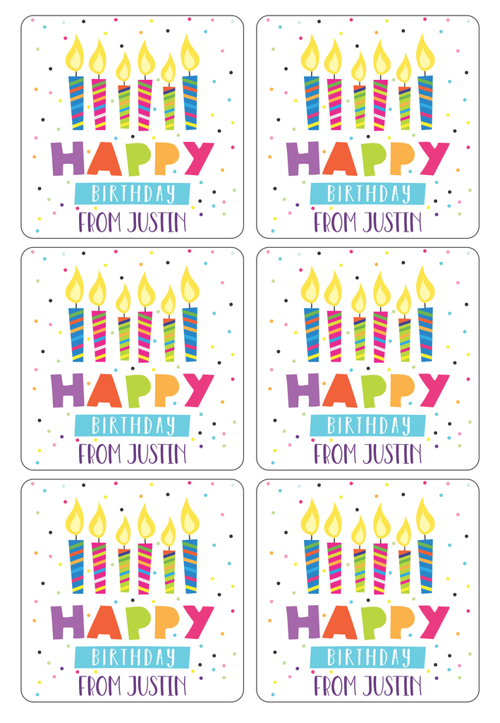 Personalised Gift Stickers - Candles-gift stickers-Ma Petite