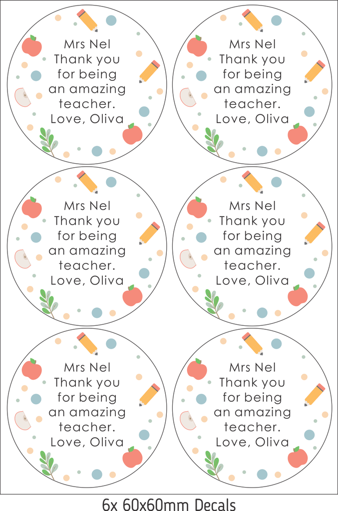 Personalised Gift Stickers - Round-gift stickers-Ma Petite