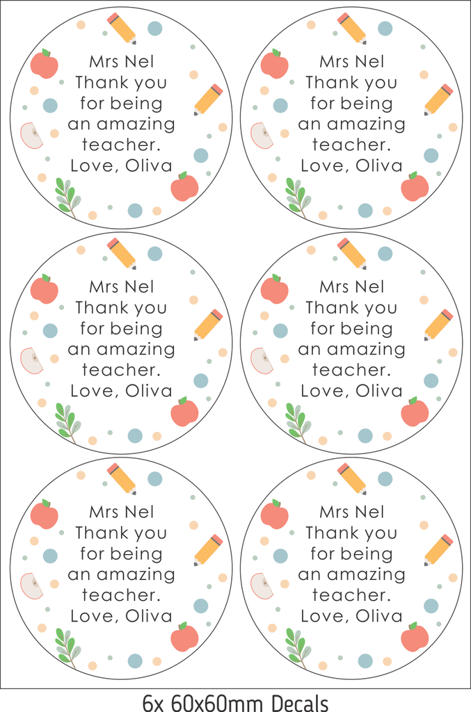 Round Gift Sticker Personalised Gift Stickers - Round – Ma Petite