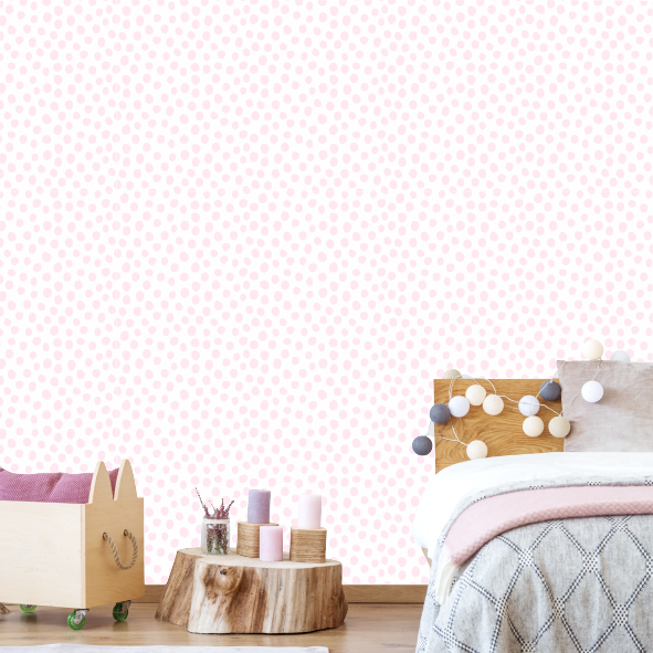 Pink Smudge Dot Wallpaper-Wallpaper-Ma Petite