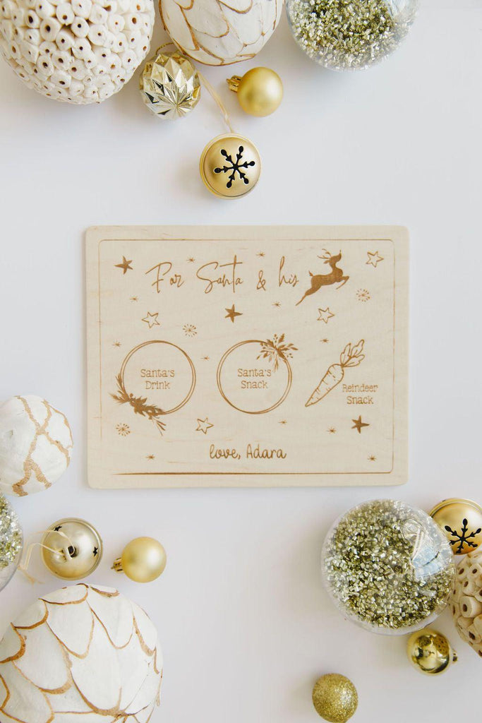 Santa Snack Plate-Seasonal & Holiday Decorations-Ma Petite