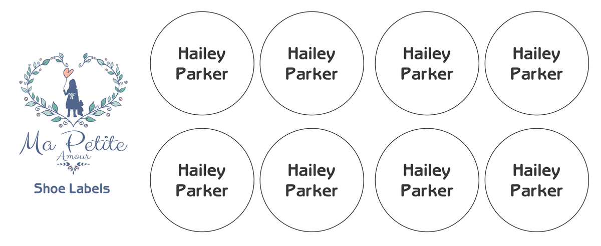 Large Shoe labels - pack of 8 – Ma Petite